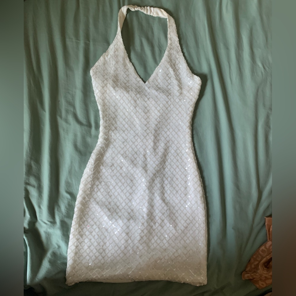 White short dress